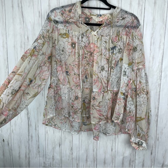 Lucky Brand Tops - Lucky Brand bohemian floral flowy top Medium